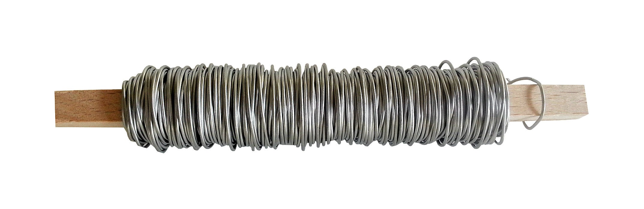 Wickeldraht, Edelstahl (V2A), Ø 0,80 mm auf Holzstäbchen á 100 g
