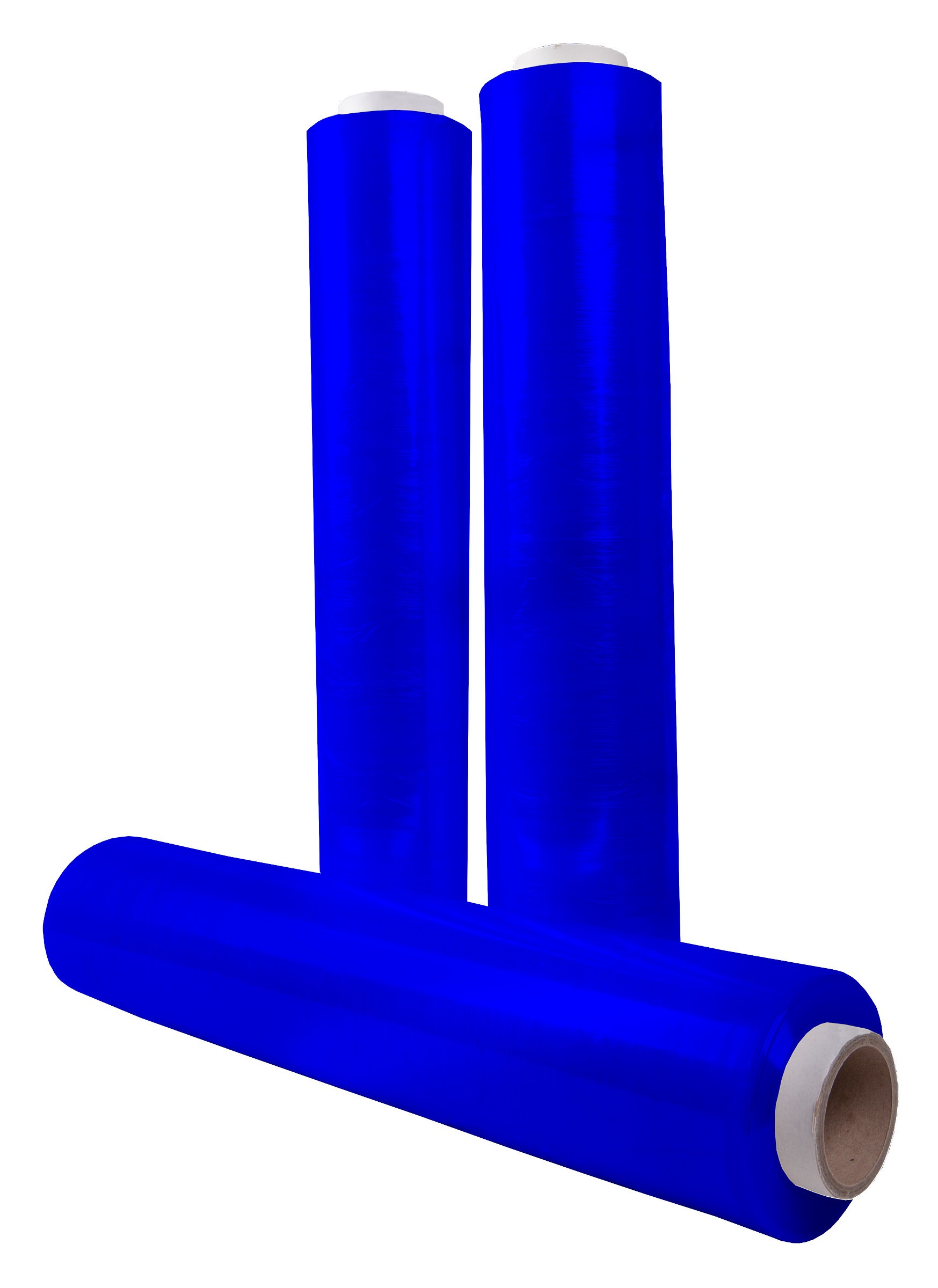 Handstretchfolie | Kern 50 mm | 23µ | blau 500 mm / 3,0 kg | Karton á 6 Rollen