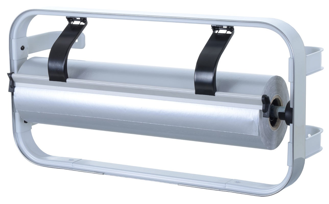 STANDARD, Wandabroller 152, Rollenbreite 75 cm, glatte Abreißkante (verchromt)