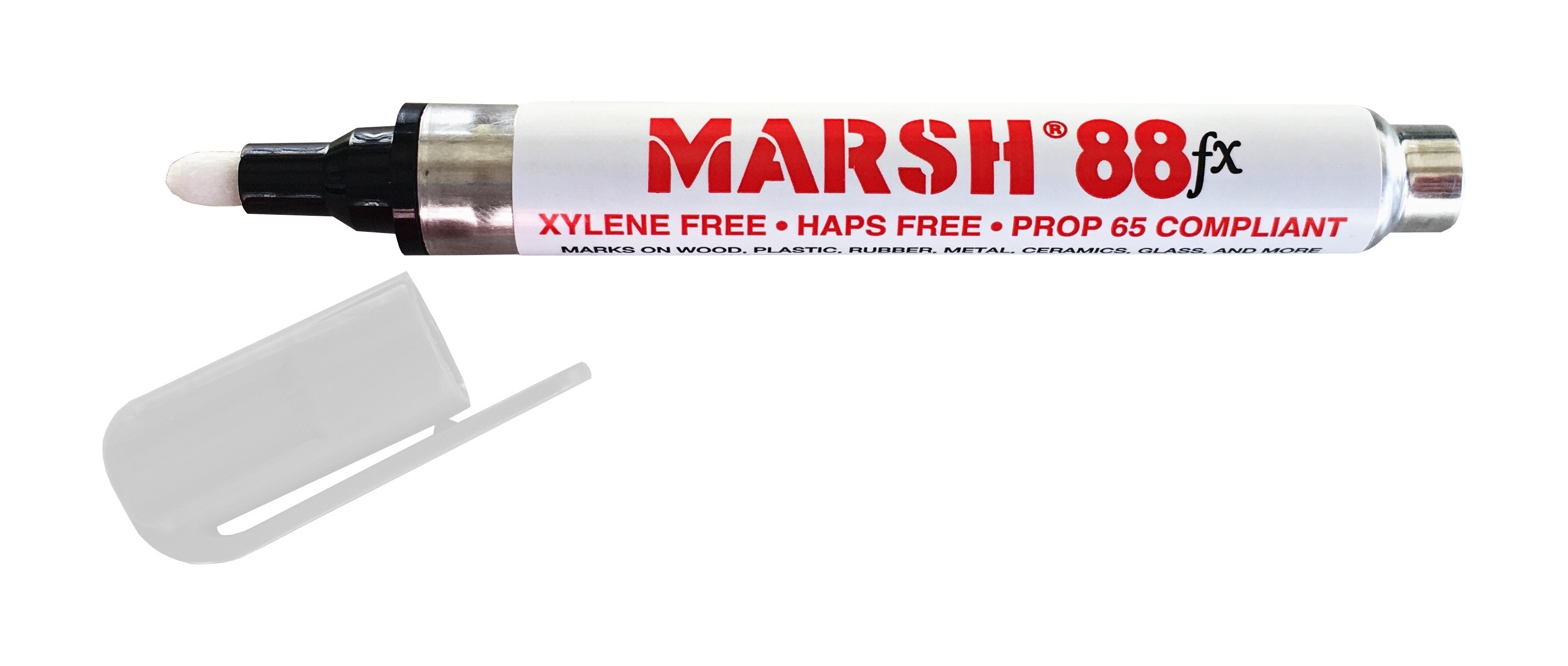 Signierstift MARSH M88FX, weiß (Paket á 12 Stück)