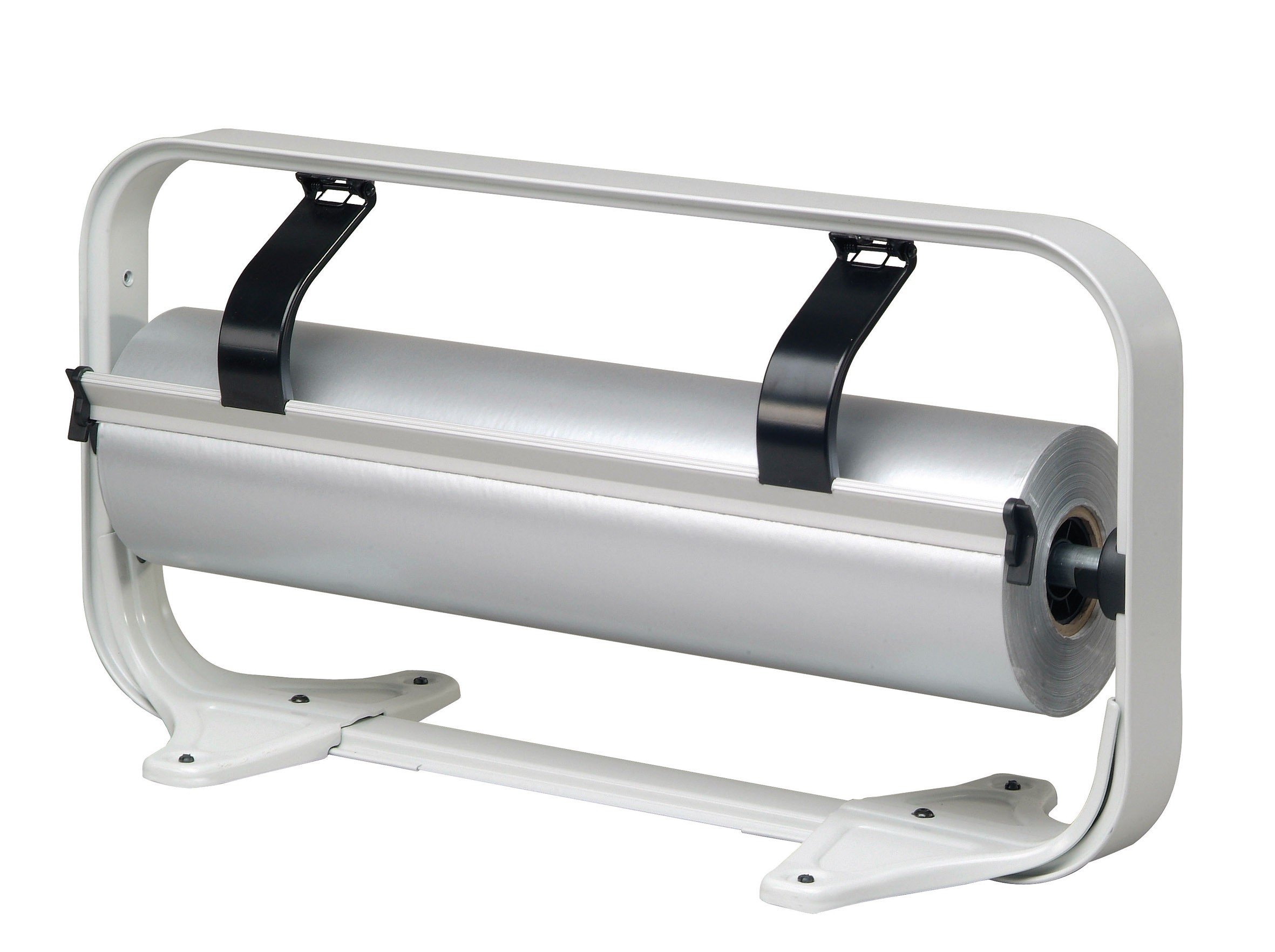 STANDARD, Tischabroller 151, Rollenbreite 30 cm, glatte Abreißkante (lichtgrau lackiert) Papier