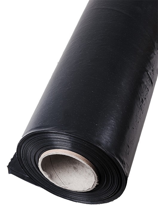 Folie 4 m x 0,100 mm Rolle á 50 m, schwarz