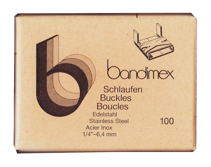 Bandimex V 2 A - Hülsen S 252 1/4" 6,4 mm (1 Packung=100 St.)