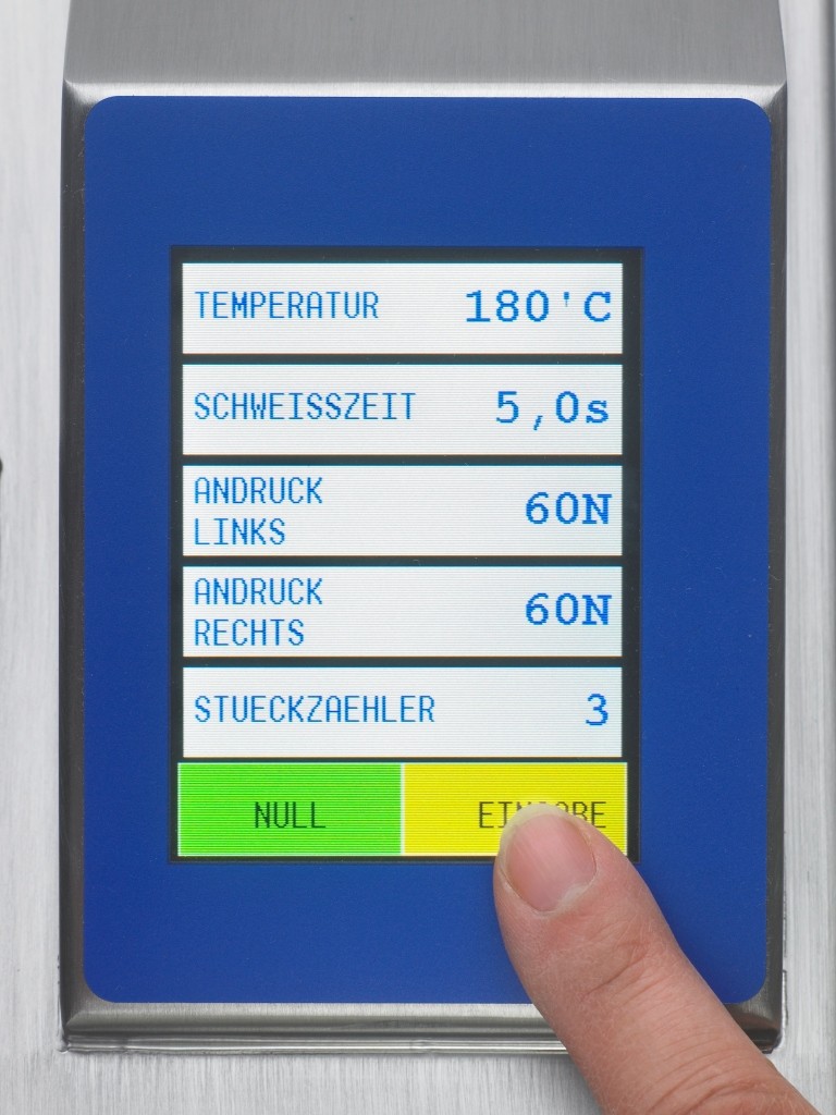 Polystar® Tischschweißgerät 438 M Arbeitsbreite 400 mm mit Fußbedienung