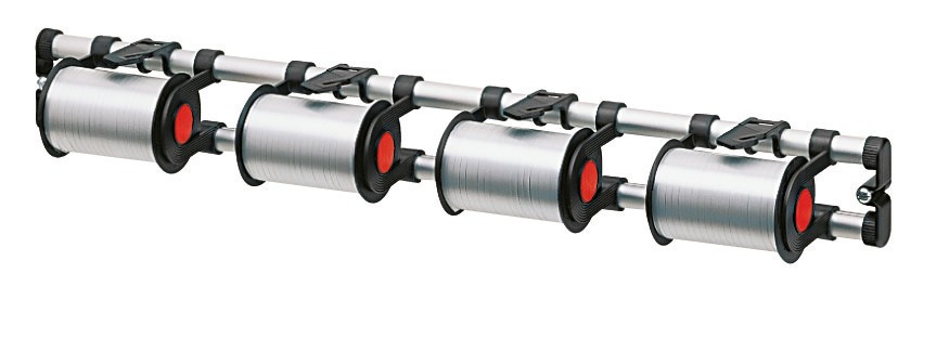 VARIO Wand-Bandabroller für 4 Spulen mit Abschneidemesser