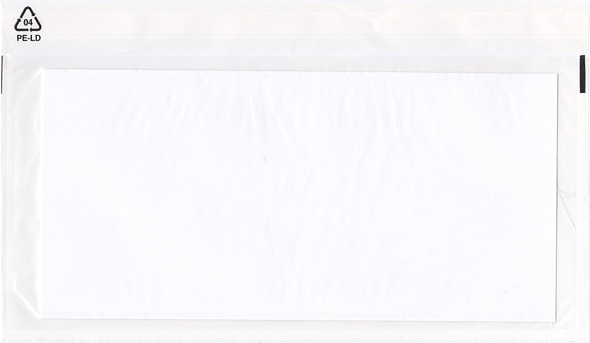 Begleitpapiertaschen DIN lang blanco