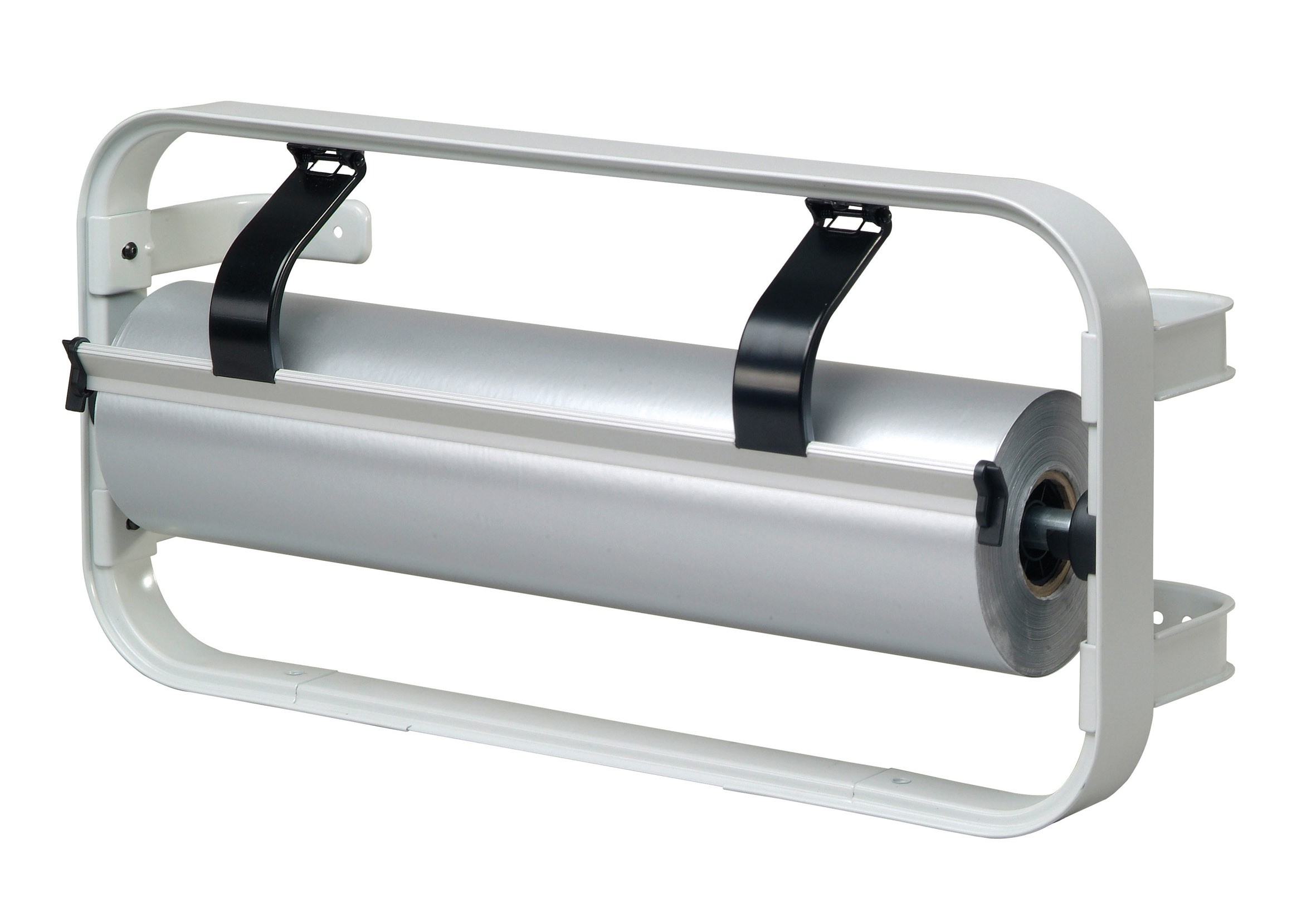 STANDARD, Wandabroller 152, Rollenbreite 30 cm, glatte Abreißkante (hellgrau lackiert)