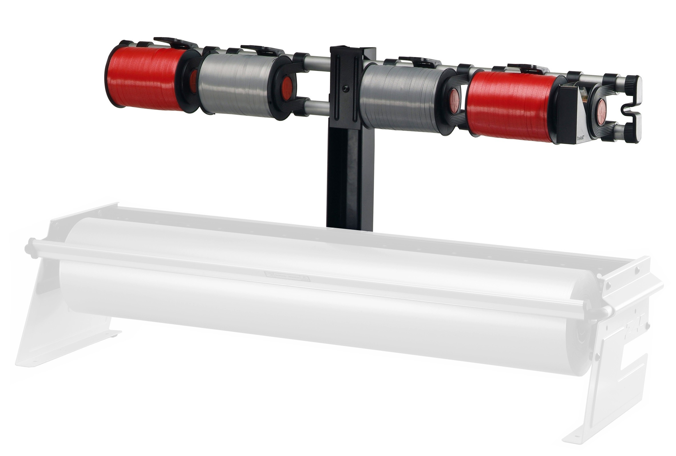 Multi-ZAC Aufsatzabroller für 4 Spulen mit Abschneider (Breite 740 mm)