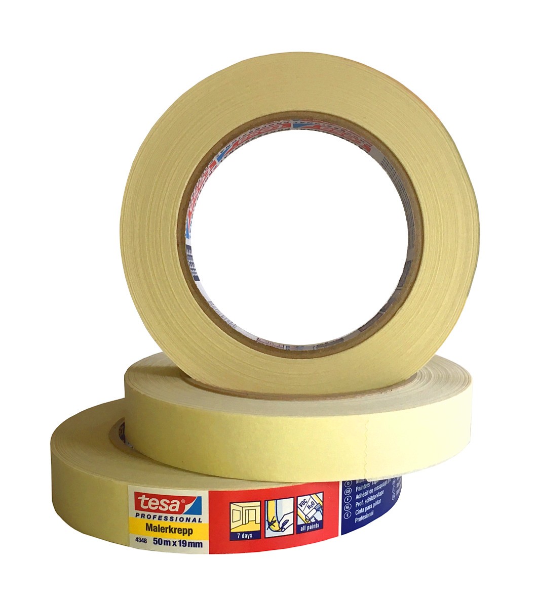 tesa - Krepp 04348 50 mm / 50 m, chamois