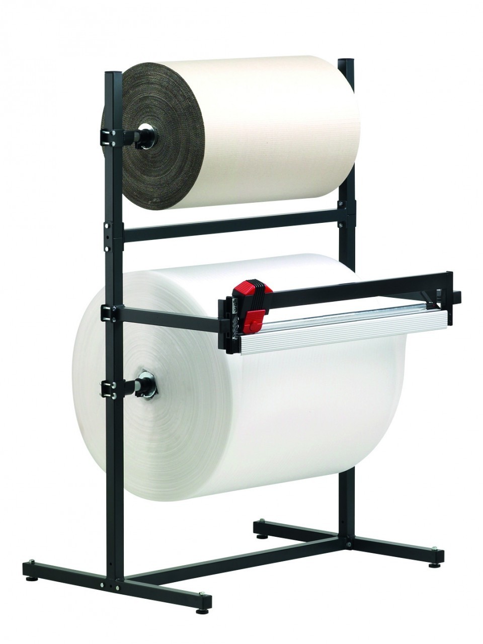 SYSTEM Doppel-Schneidständer 265, waagerecht für 2 Rollen, 75 cm breit, BxHxT: 1120x850x1665mm