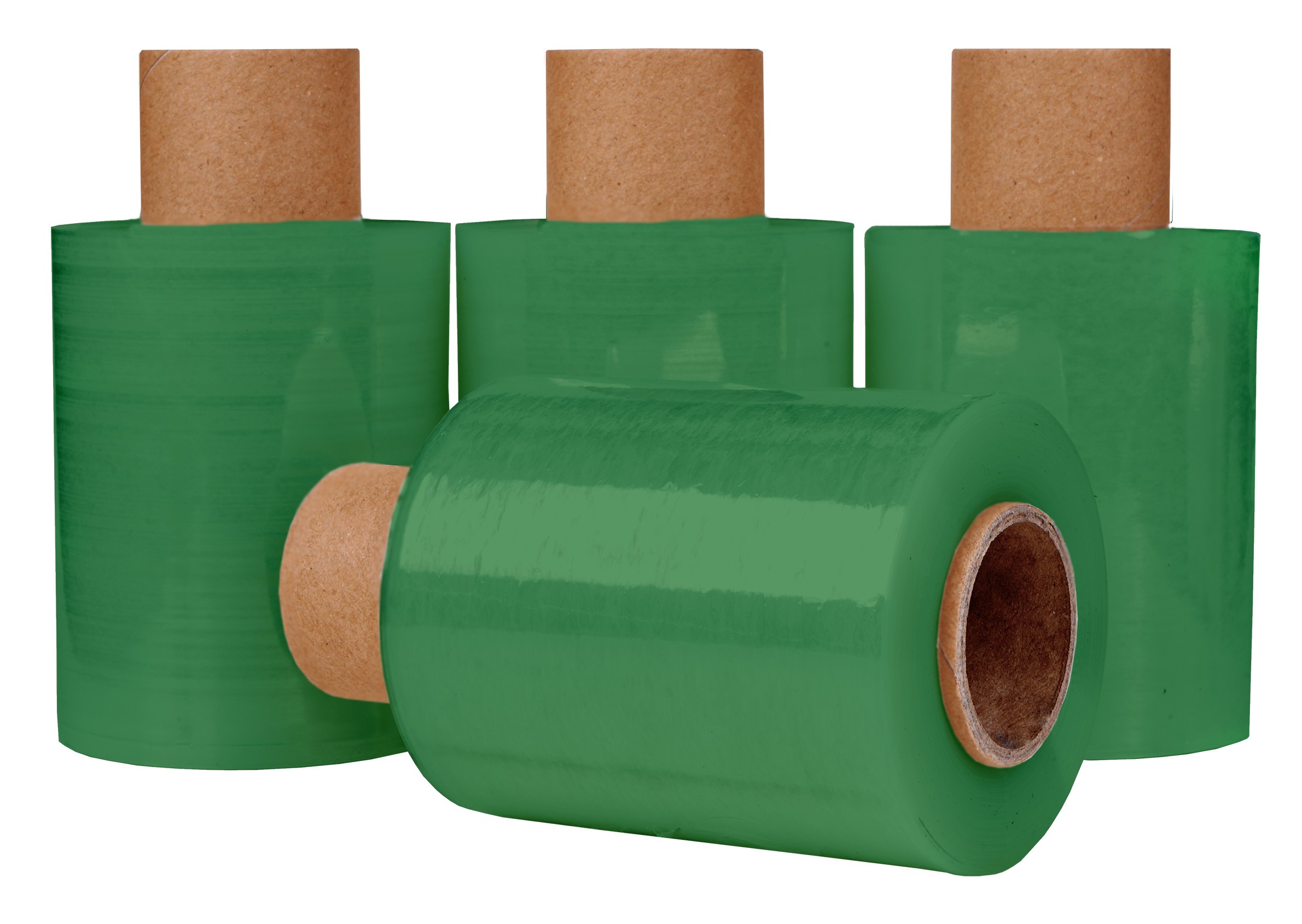 MINI - Bündelstretchfolie | 23µ | grün 100 mm x 150 m | Karton á 40 Rollen | Kern 38 mm