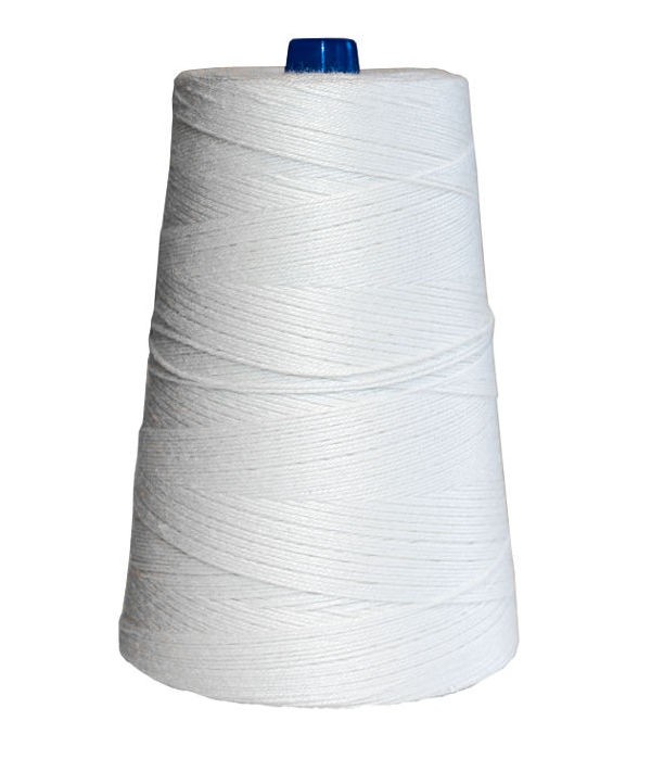 Nähgarn | Polyestergarn 4-fach "WEIß" für Sackzunähmaschine (Knäuel á 200 g)