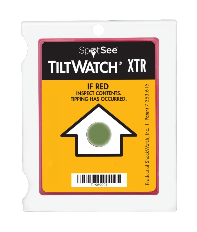 10x ShockWatch 2 Stoßindikator 25g Gelb - Transportüberwachung Für Pakete